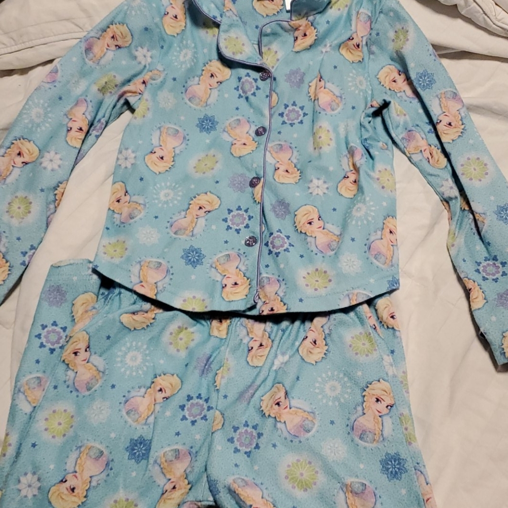 Pajamas top and bottom